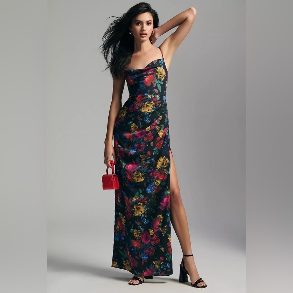 Anthropologie Hutch Pleated Maxi Dress Size 6P NWT